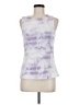 Eri + Ali Stripes Tie-dye Purple Sleeveless Top Size M - photo 1