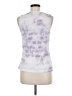 Eri + Ali Stripes Tie-dye Purple Sleeveless Top Size M - photo 2