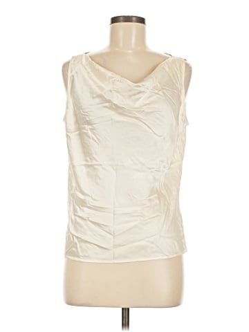 St. John Sleeveless Silk Top (view 1)