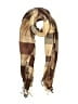 Unbranded Plaid Brown Scarf One size - photo 1