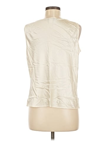 St. John Sleeveless Silk Top (view 2)
