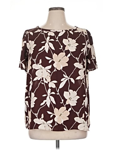 Ann Taylor LOFT Outlet Short Sleeve Blouse (view 1)