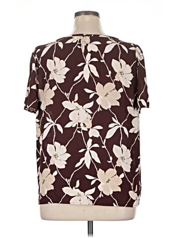 Ann Taylor LOFT Outlet Short Sleeve Blouse (view 2)