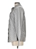Gap Outlet Houndstooth Gray Long Sleeve Blouse Size L - photo 5