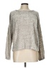 LC Lauren Conrad Metallic Silver Pullover Sweater Size L - photo 1