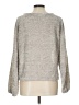 LC Lauren Conrad Metallic Silver Pullover Sweater Size L - photo 2