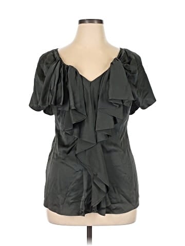 BCBGMAXAZRIA Runway Short Sleeve Blouse (view 1)