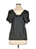 BCBGMAXAZRIA Runway Black Short Sleeve Blouse Size S - photo 2