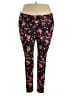Fabletics Floral Black Casual Pants Size 20 (estimated) - photo 1
