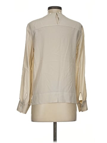 Everlane Long Sleeve Silk Top (view 2)