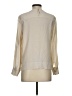 Everlane 100% Silk Ivory Long Sleeve Silk Top Size 2 - photo 2