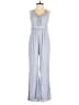 Maeve 100% Viscose Stripes Blue Jumpsuit Size 2 - photo 1
