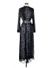 Harper 100% Cotton Animal Print Black Casual Dress Size XS - photo 1