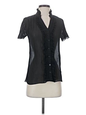 Charlotte Russe Short Sleeve Blouse (view 1)