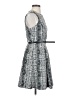 Eva Longoria Tweed Gray Cocktail Dress Size 0 - photo 4
