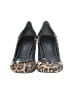 Franco Sarto Animal Print Black Heels Size 9 1/2 - photo 2