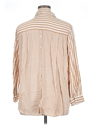 Jane and Delancey 3/4 Sleeve Button-Down Shirt (view 2)