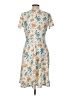 MSBASIC Floral Ivory Cocktail Dress Size L - photo 2