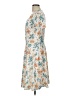 MSBASIC Floral Ivory Cocktail Dress Size L - photo 5