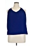 Bar III Blue Sleeveless Blouse Size XL - photo 1
