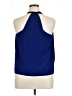 Bar III Blue Sleeveless Blouse Size XL - photo 2
