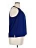 Bar III Blue Sleeveless Blouse Size XL - photo 4