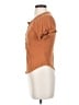 Pilcro Brown Short Sleeve Top Size XS - photo 5