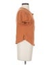 Pilcro Brown Short Sleeve Top Size XS - photo 4