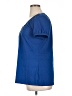 Cha Cha Vente Blue Short Sleeve Blouse Size XL - photo 5