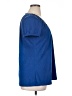Cha Cha Vente Blue Short Sleeve Blouse Size XL - photo 4