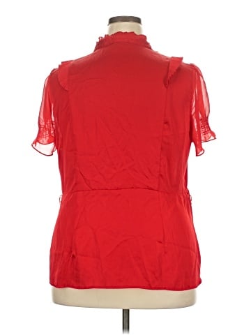 Worthington Short Sleeve Blouse (view 2)