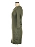 Say What? Solid Green Casual Dress Size M - photo 5