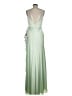 Mac Duggal 100% Polyester Green Cocktail Dress Size 8 - photo 2