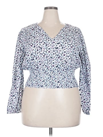 Lane Bryant Long Sleeve Blouse (view 1)