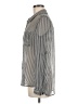 Diane von Furstenberg Houndstooth Silver Long Sleeve Blouse Size 8 - photo 5