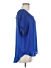 Thyme and Honey Blue Short Sleeve Blouse Size M - photo 4