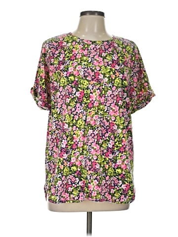 Crown & Ivy Short Sleeve Blouse (view 1)