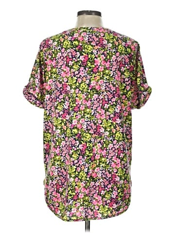 Crown & Ivy Short Sleeve Blouse (view 2)