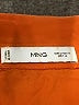 MNG 100% Lyocell Orange Long Sleeve Blouse Size 6 - photo 7