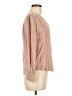 Hinge 100% Viscose Tan Long Sleeve Blouse Size M - photo 4