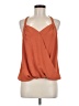 DAILYLOOK 100% Polyester Orange Sleeveless Blouse Size M - photo 1