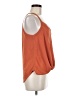 DAILYLOOK 100% Polyester Orange Sleeveless Blouse Size M - photo 4