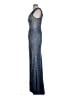 Cinderella Divine 100% Polyester Metallic Blue Cocktail Dress Size 12 - photo 5
