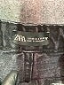 Zara Hearts Black Denim Shorts Size 6 - photo 3