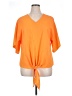 VIISHOW Orange Short Sleeve Top Size XL - photo 1