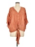 Entro Orange 3/4 Sleeve Blouse Size M - photo 1