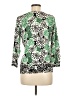 Joseph A. Animal Print Green Cardigan Size M - photo 2