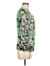 Joseph A. Animal Print Green Cardigan Size M - photo 4