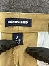 Lands' End 100% Cotton Solid Tan Khaki Shorts Size 8 - photo 3