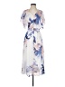 Marc New York 100% Polyester Print Blue Cocktail Dress Size 4 - photo 1